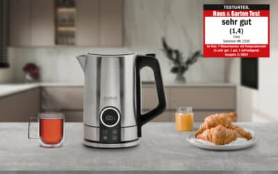 Schnell, effizient, präzise – Mit oder ohne Temperaturwahl: Design Wasserkocher überzeugen im Test
