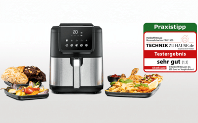 Heißluftfritteuse FRH 1500 ausgezeichnet mit ‚sehr gut‘